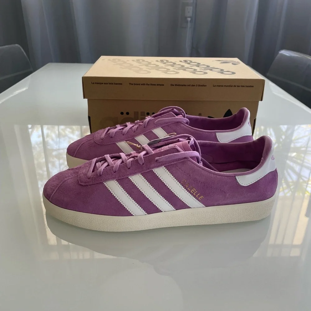 Adidas Gazelle Decon Light Purple Suede US11.5 IE9167 - Picture 1 of 4